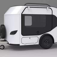 Koncept levného obytného přívěsu (Thanos Pappas)