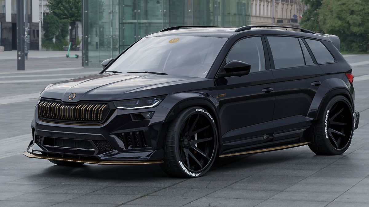 Český designér změnil Škodu Kodiaq na brutální sportovní náčiní. Je daleko divočejší než tovární RS