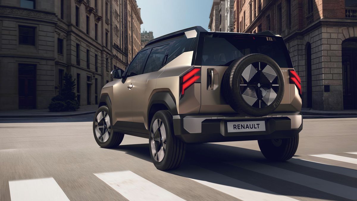 Offroad od Renaultu? Značka představila hranatého dobrodruha, má i rezervu na zadním víku. Českým myslivcům bude chybět jediná věc