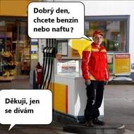 Tankování - vtipy z internetu