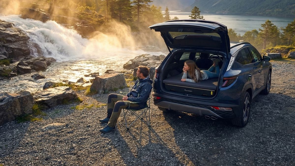 Hyundai Tucson dostal parádní spací vestavbu. Stojí za ní česká firma