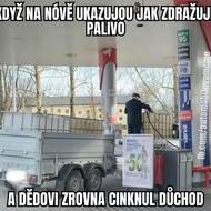 Tankování - vtipy z internetu