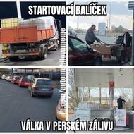 Tankování - vtipy z internetu