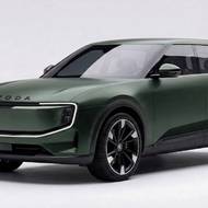 SUV Škoda Auto vytvořené umělou inteligencí.