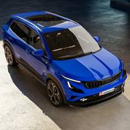 Škoda Karoq 2. generace (vizualizace Garáž.cz)