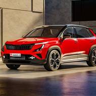 Škoda Karoq 2. generace (vizualizace Garáž.cz)