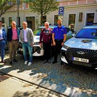 Chery Tiggo 7 městská policie Znojmo