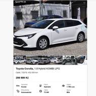 ojetá Toyota Corolla Hybrid
